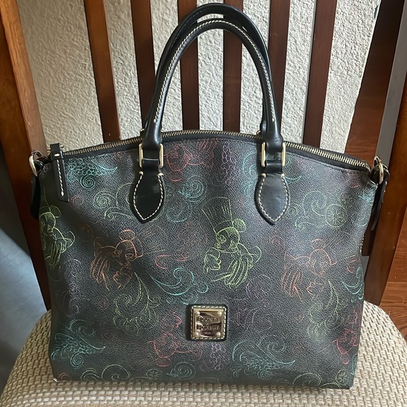 Disney Dooney & Bourke Black Mickey Mouse satchel - Picture 1 of 7